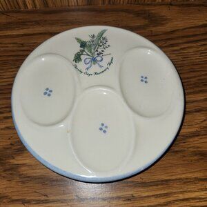 Vintage Devil Egg Tray Parsley, Sage, Rosemary and Thyme Theme